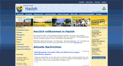 Desktop Screenshot of hasloh.de