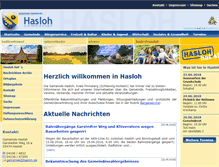 Tablet Screenshot of hasloh.de